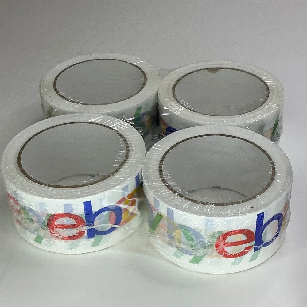 eBay White Multi-Color Packing Tape Shipping Supplies 10 Rolls Bulk Reseller